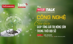 The Wise Talk với chủ đề “Công nghệ - Chìa khoá giúp tăng giá trị nông sản trong thời đại số” sẽ được phát sóng vào 9:00 sáng ngày 28/3/2024 trên nền tảng VnEconomy và Fanpage VnEconomy.