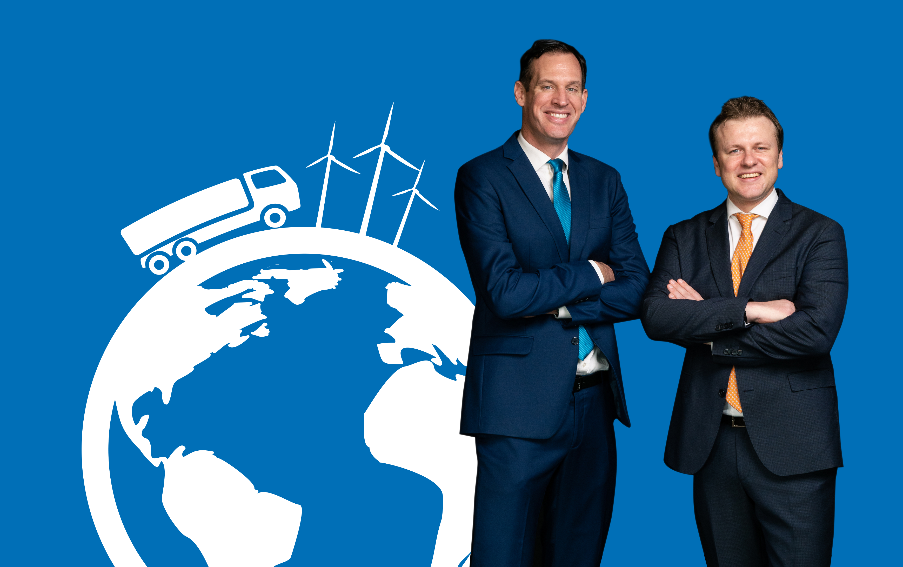 Ông Gabor Fluit (trái) và Ông Johan van den Ban (phải).