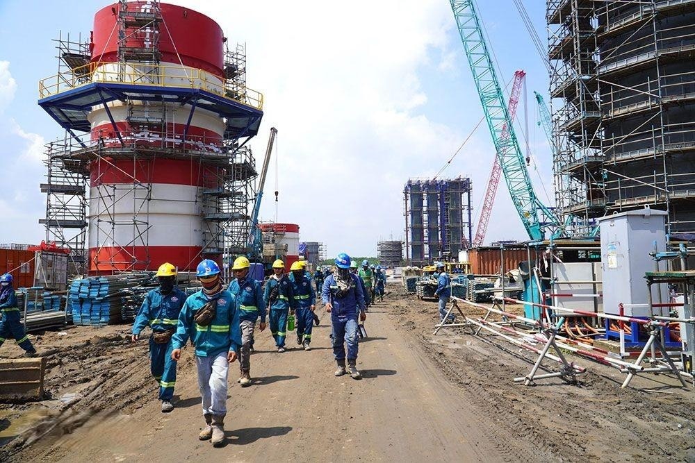 Công trường dự án Điện Nhơn Trạch 3 và 4