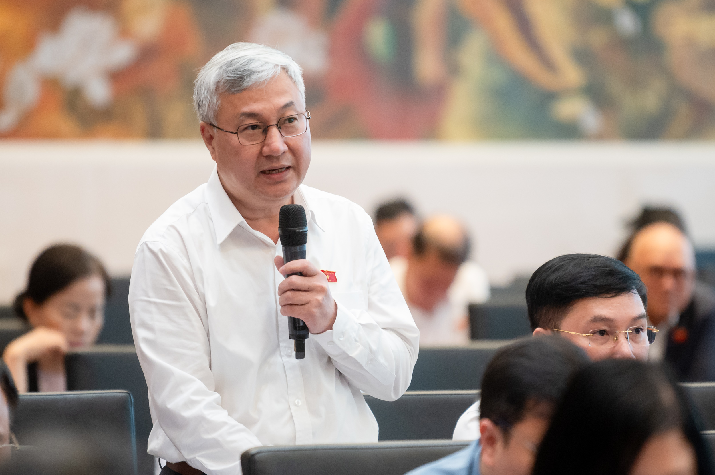 Trần Văn L&acirc;m, Đo&agrave;n đại biểu Quốc hội tỉnh Bắc Giang. Ảnh: Quốc hội