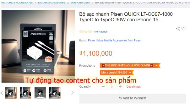 Theo chia sẻ từ &ocirc;ng Trung Ki&ecirc;n, t&iacute;nh năng mới n&agrave;y của Lazada gi&uacute;p nh&agrave; b&aacute;n tiết kiệm tới 80% thời lượng khi đăng tải th&ocirc;ng tin sản phẩm so với c&aacute;ch th&ocirc;ng thường.