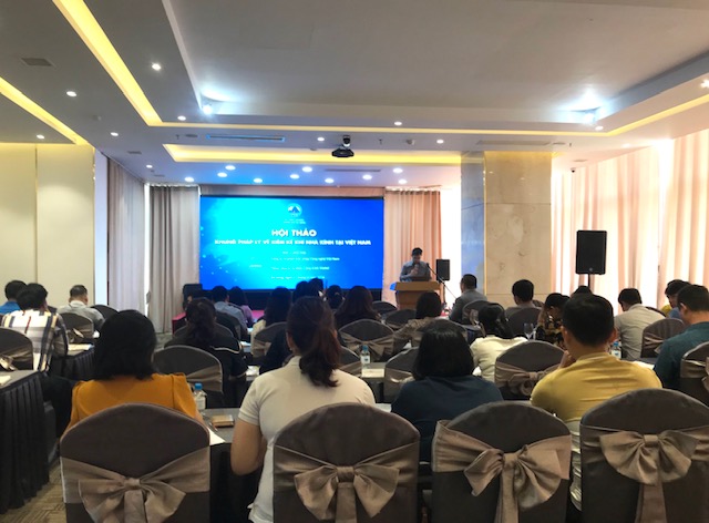 Quang cảnh hội thảo “Khung pháp lý về kiểm kê khí nhà kính tại Việt Nam”.Ảnh Ngô Anh Văn
