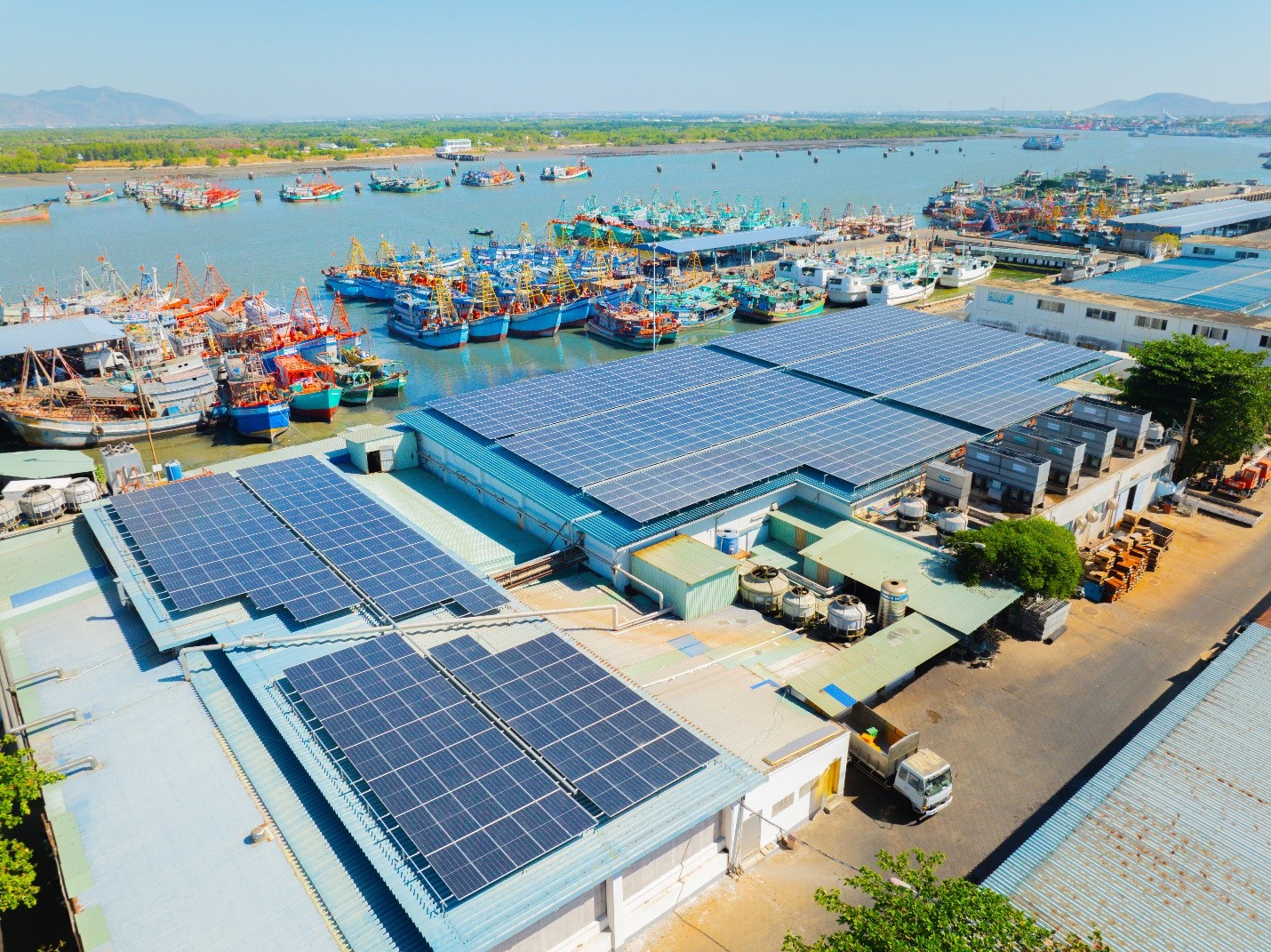 Các tính năng an toàn SolarEdge đang được sử dụng tại cảng Cát Lở, Vũng Tàu.