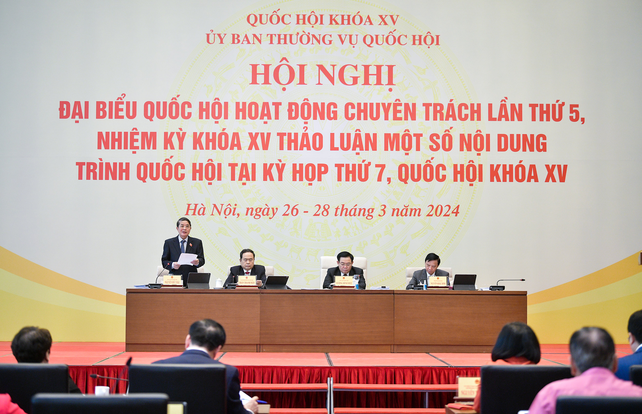 Phó Chủ tịch Quốc hội Nguyễn Đức Hải phát biểu kết luận