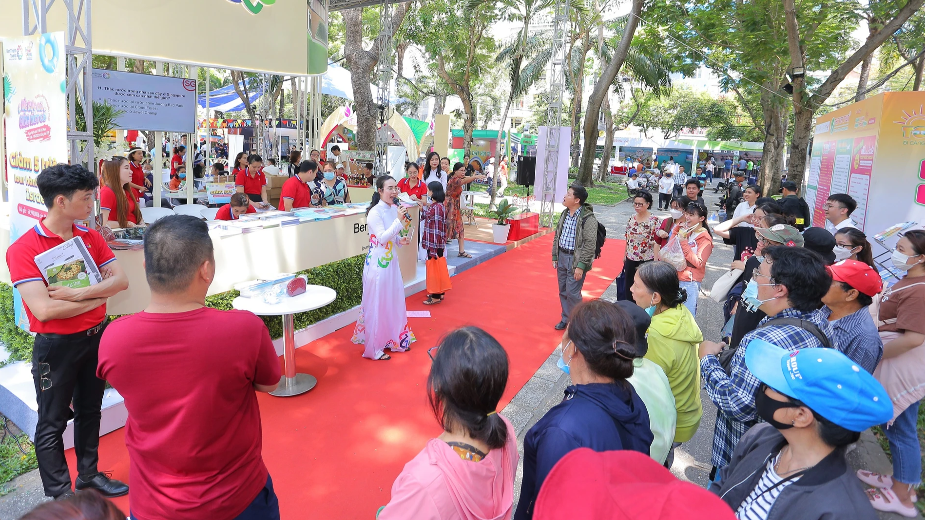 Ng&agrave;y hội Du lịch TP.HCM năm 2024 sẽ diễn ra từ ng&agrave;y 4 - 7/4/2024 tại c&ocirc;ng vi&ecirc;n 23/9, TP.HCM.