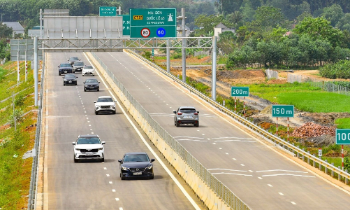 Cao tốc Mai Sơn - Quốc lộ 45 khai thác thêm một nút giao