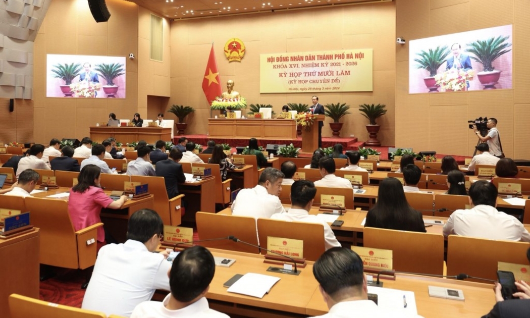 Hội đồng nhân dân Hà Nội khóa XVI, nhiệm kỳ 2021-2026 xem xét, quyết định 17 nội dung liên quan đến 4 nhóm vấn đề .