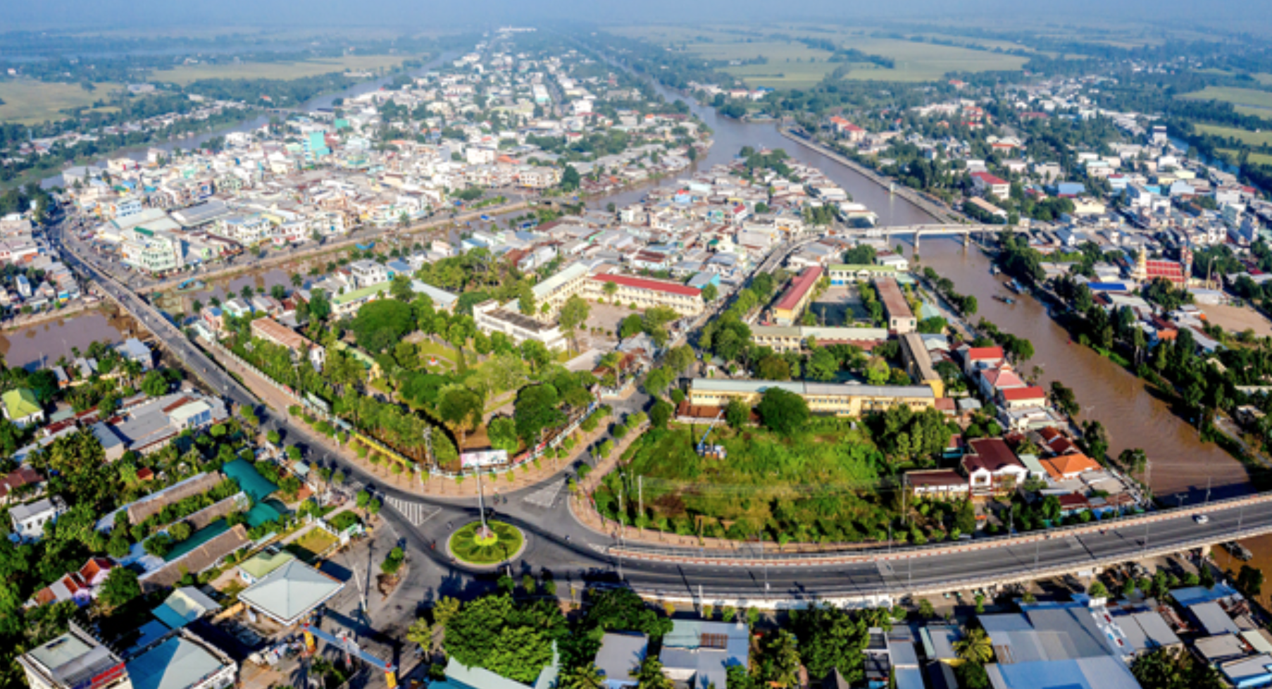 Khu vực huyện Tháp Mười, tỉnh Đồng Tháp.