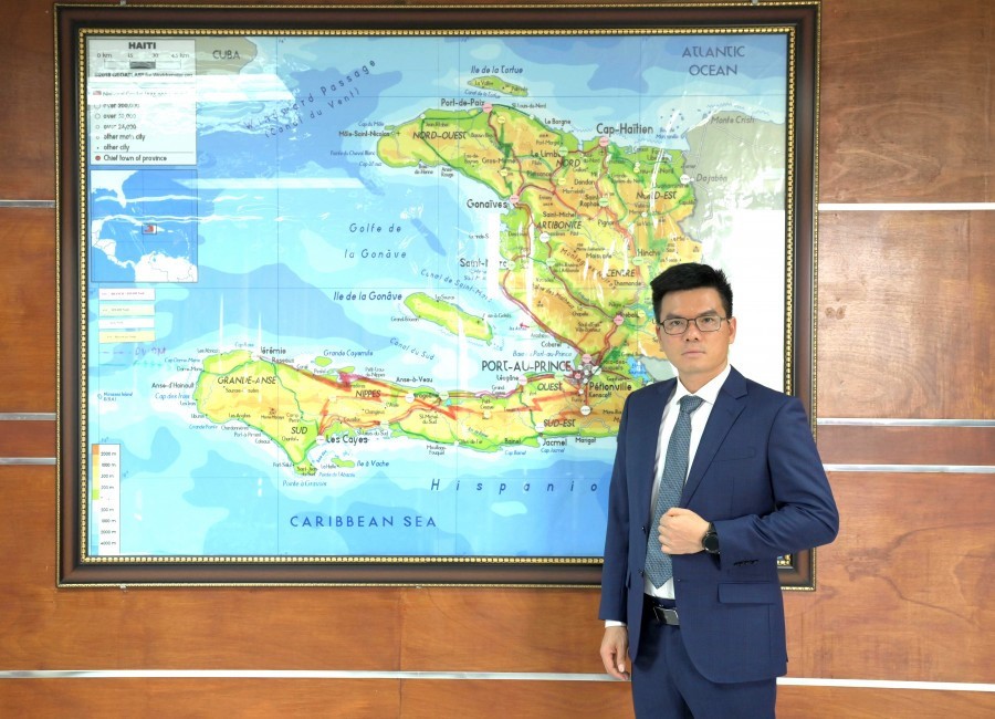 Tổng gi&aacute;m đốc Natcom Nguyễn Huy Dung.