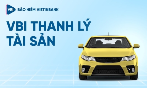 VBI thông báo chào bán thanh lý xe ô tô đã qua sử dụng