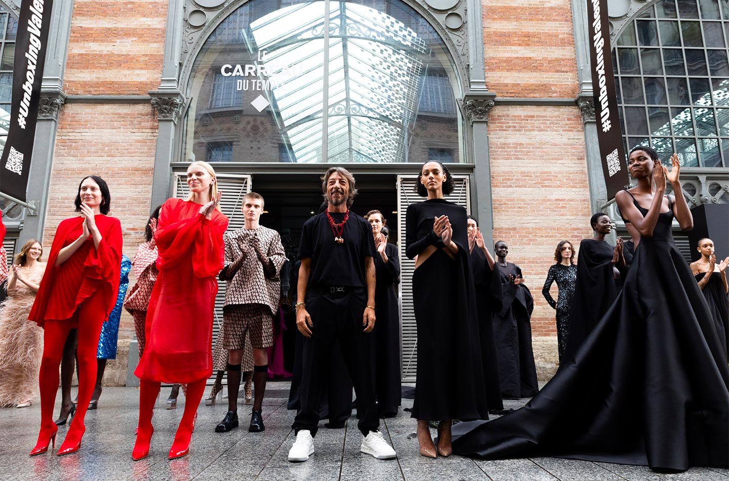 Một show diễn của Valentino dưới thời giám đốc sáng tạo Pierpaolo Piccioli.