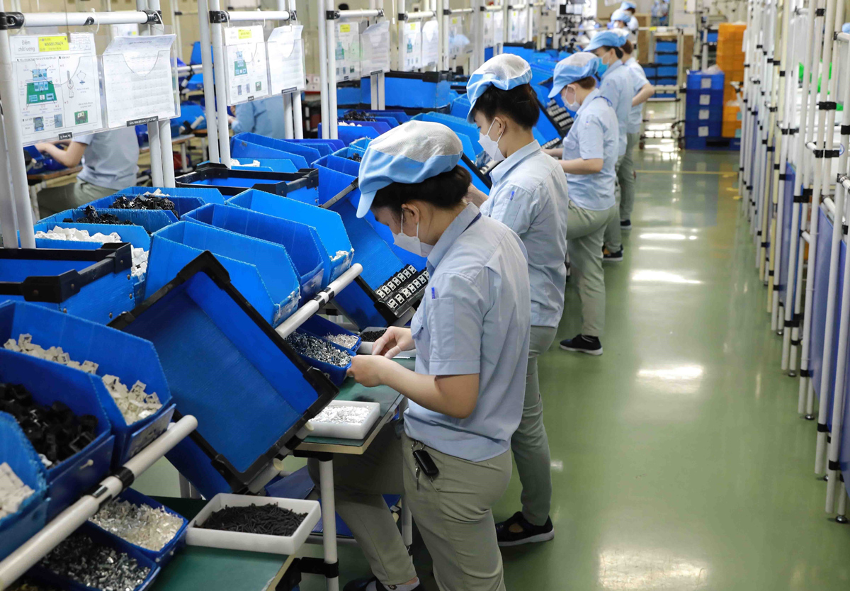 Sản xuất công nghiệp vùng Nam Bộ khởi sắc trong quý 1/2024. Ảnh minh họa.