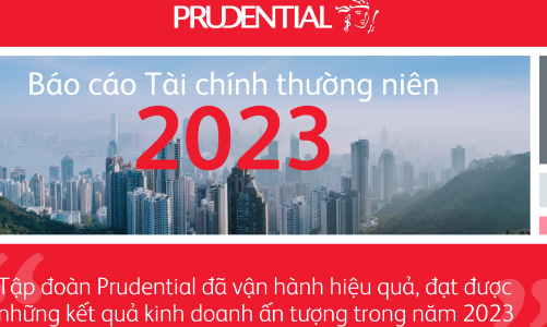 Tập đoàn Prudential công bố Báo cáo Tài chính thường niên năm 2023 - Tiếp tục tăng trưởng mạnh