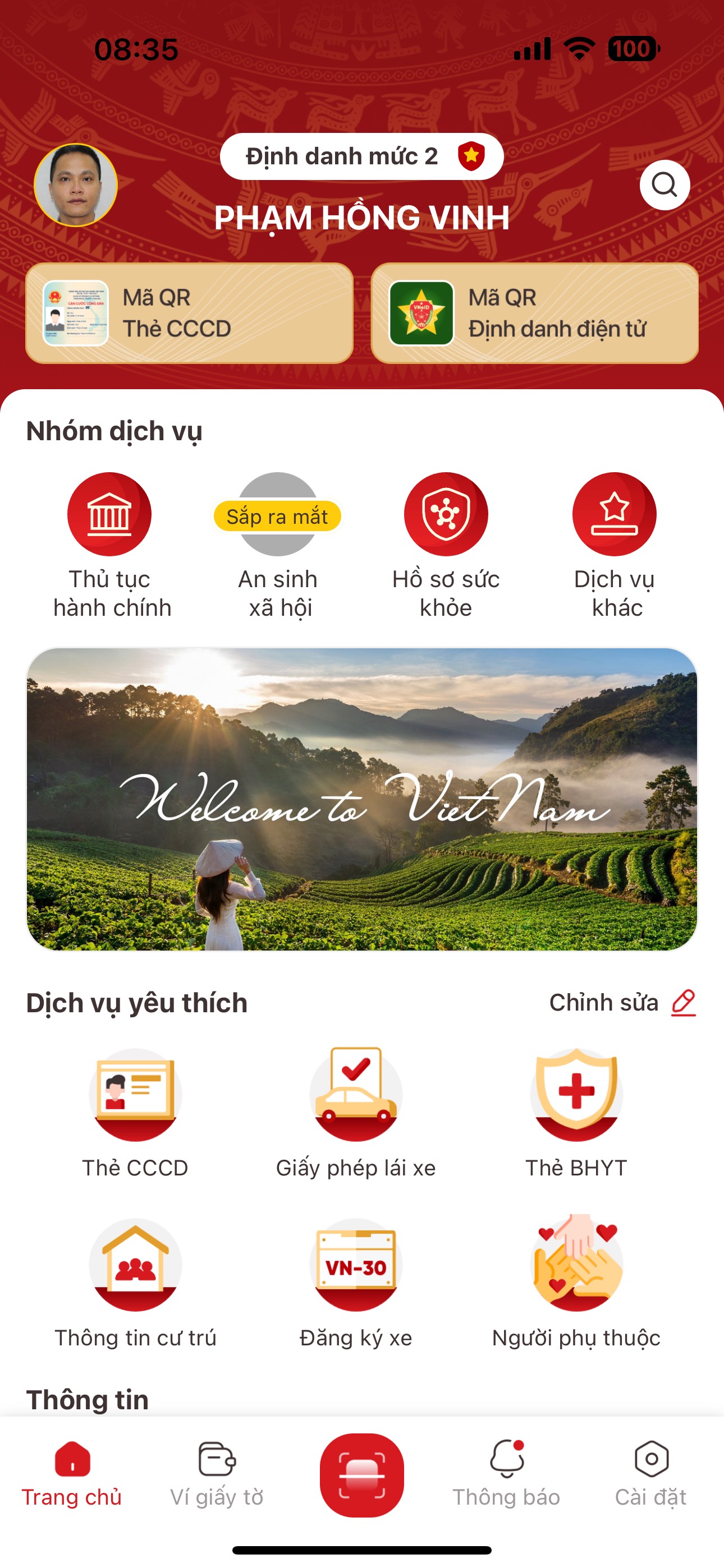 VNeID là tài khoản duy nhất trong thực hiện thủ tục hành chính từ ngày 1/7