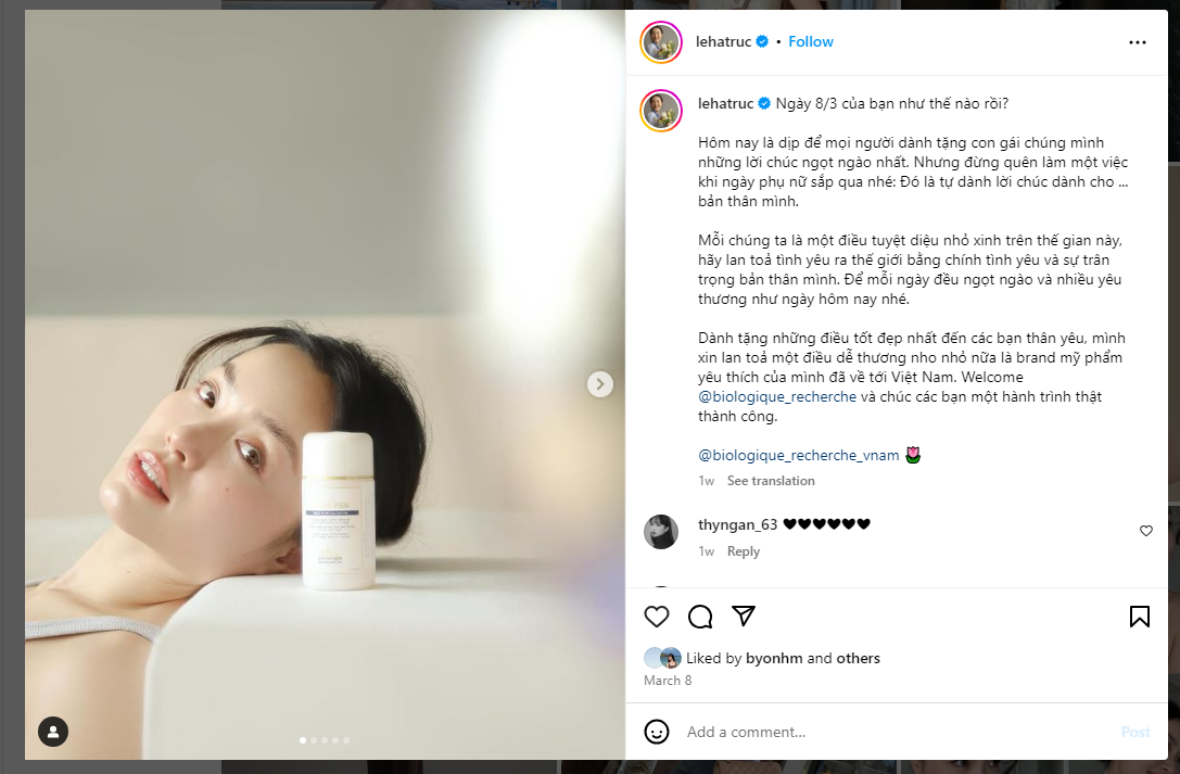 Một thế hệ người c&oacute; ảnh hưởng mới tại Việt Nam&nbsp;thu h&uacute;t đ&ocirc;ng đảo người ti&ecirc;u d&ugrave;ng với những b&agrave;i đăng được chăm ch&uacute;t v&agrave; nội dung l&ocirc;i cuốn.