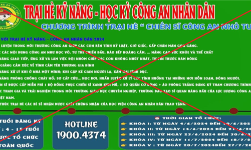 Cảnh báo thủ đoạn giả mạo tổ chức trại hè để lừa đảo
