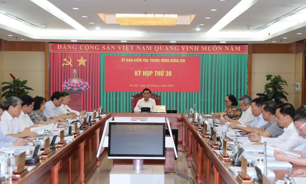 Ủy ban Kiểm tra Trung ương họp Kỳ thứ 39.