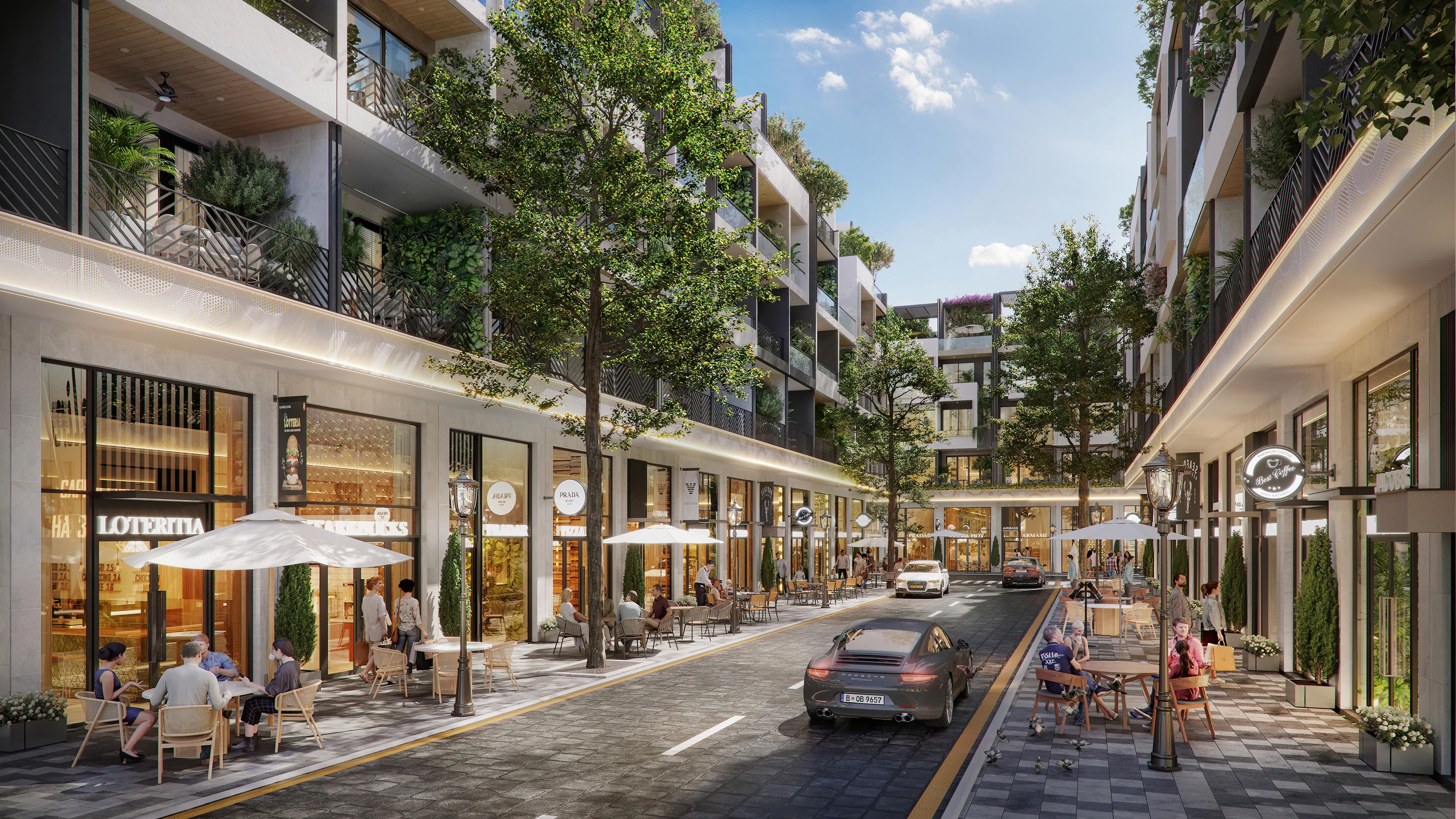 the Sholi nổi bật với các tuyến phố kinh doanh hiện đại, đa bản sắc và đa trải nghiệm.