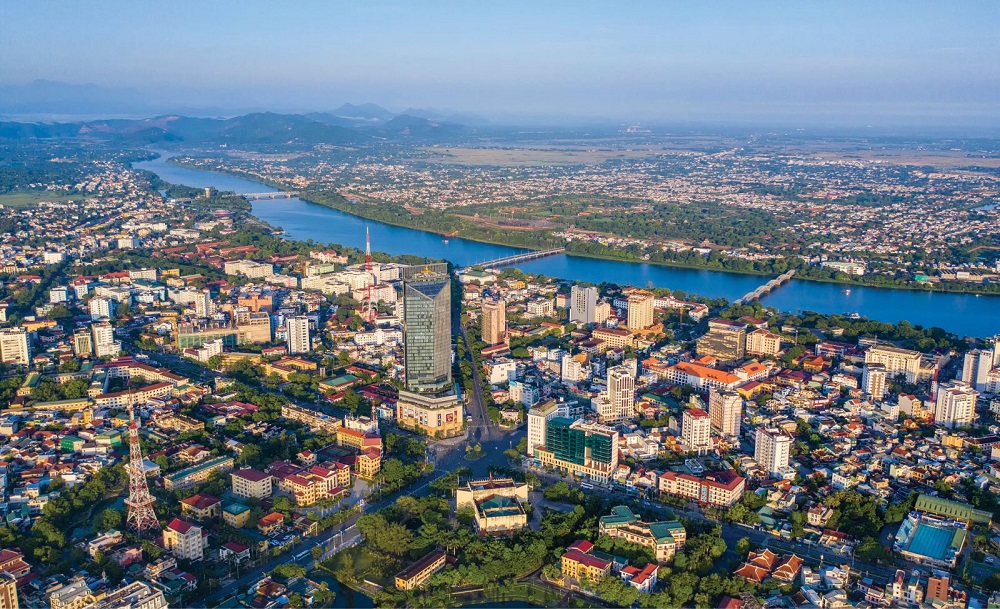 Không gian đô thị Huế không chỉ đẹp, khang trang mà hướng đến sự sang trọng và hiện đại, thân thiện môi trường - Ảnh: Khánh Đăng
