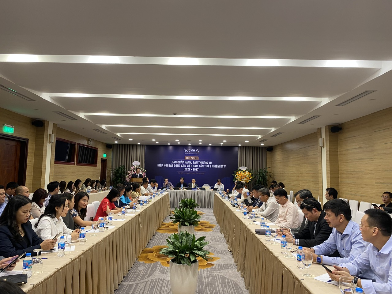 Toàn cảnh Hội nghị của Hiệp hội Bất động sản Việt Nam ngày 5/4