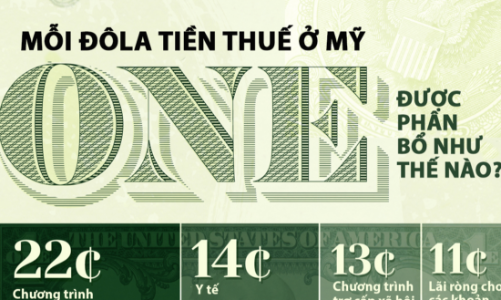 Mỗi USD tiền thuế ở Mỹ được sử dụng vào những đâu?