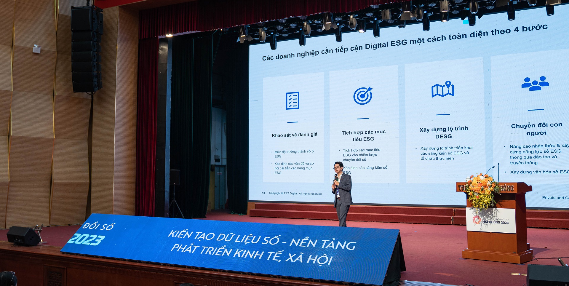 Giám đốc tư vấn Phát triển bền vững FPT Digital cho rằng doanh nghiệp cần có báo cáo bền vững minh bạch và chi tiết, giúp tăng cường uy tín và hình ảnh trên thị trường tài chính.