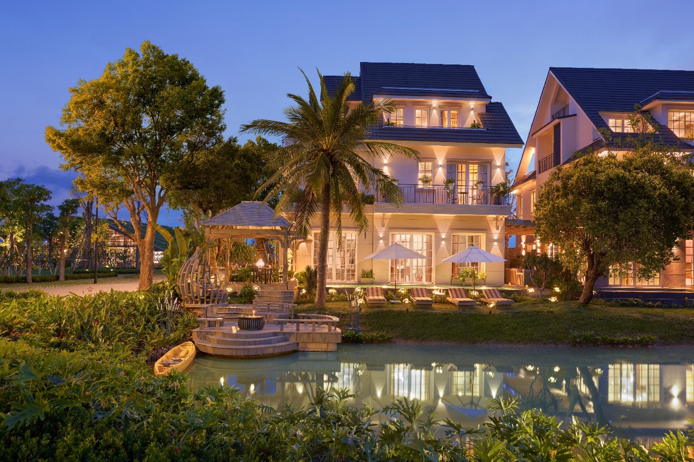 Biệt thự mẫu tại Eco Central Park.