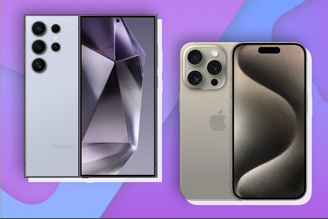 Thiết kế m&agrave;n h&igrave;nh của hai d&ograve;ng điện thoại.