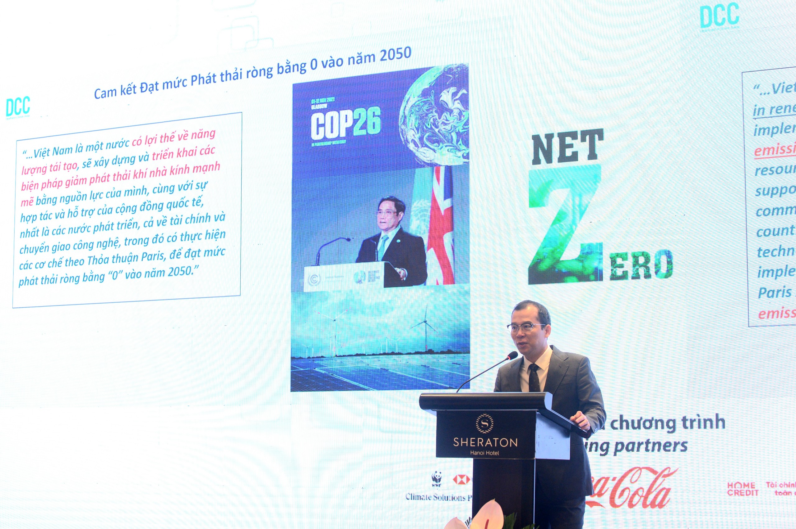 Ông Lương Quang Huy, Trưởng phòng Giảm nhẹ phát thải khí nhà kính và Bảo vệ tầng ô-dôn, Cục Biến đổi khí hậu, Bộ Tài nguyên và Môi trường.
