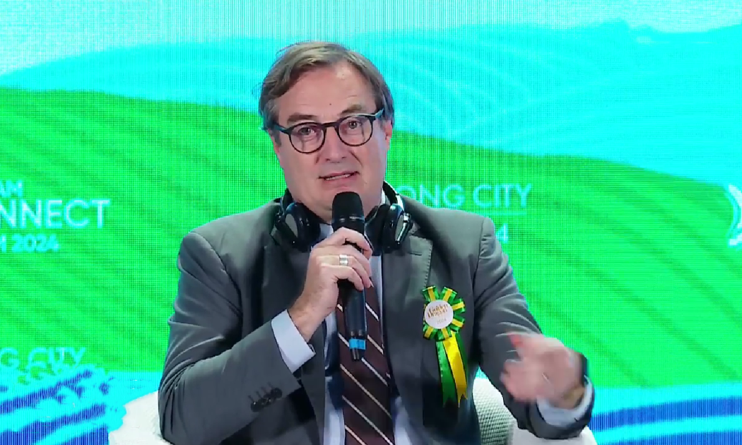 Ông Bruno Jaspaert tại phiên thảo luận.