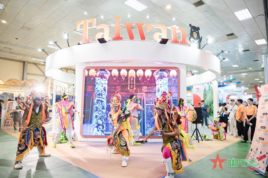 Năm nay Đài Loan tham gia hội chợ với gian hàng có diện tích lớn nhất từ trước đến nay. 