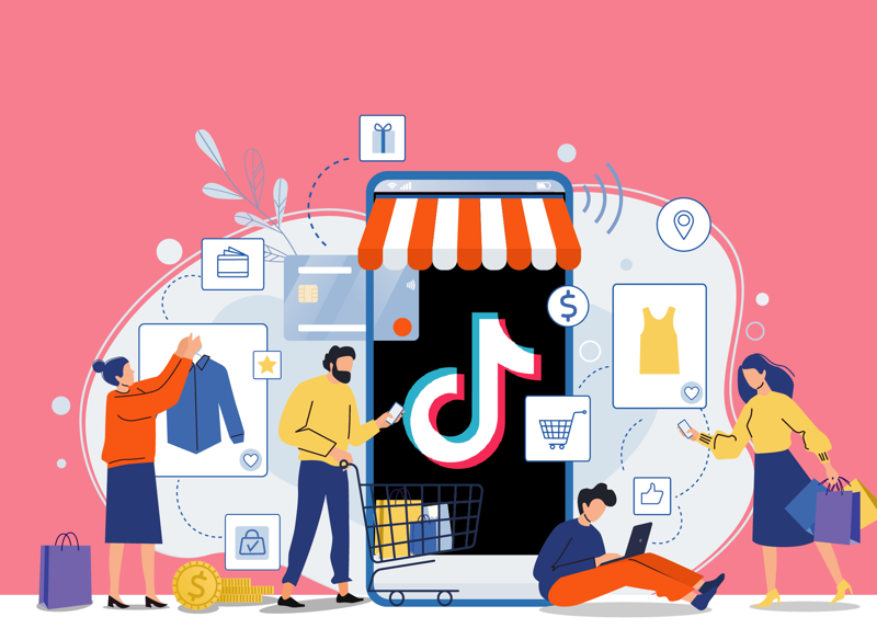 Người tiêu dùng Việt cũng sử dụng Amazon và Alibaba để bán hàng xuất khẩu, nhưng để mua sắm, họ ngày càng chuyển sang thương mại xã hội. Ảnh minh họa