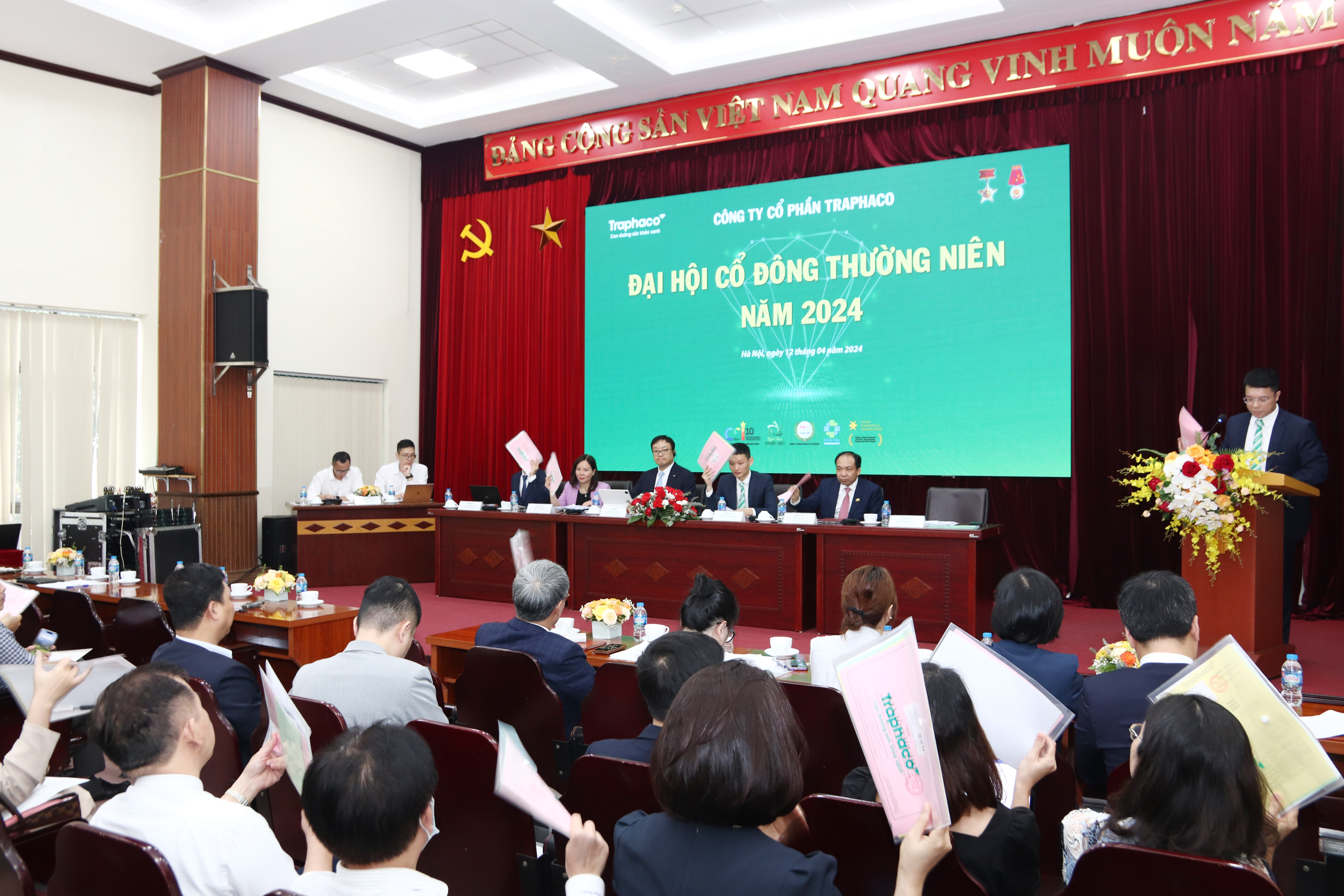 Toàn cảnh Đại hội đồng cổ đông công ty cổ phần Traphaco 