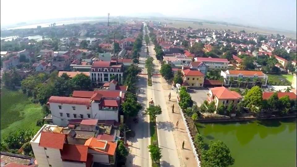 Một góc thị trấn Kiểu, huyện Yên Định