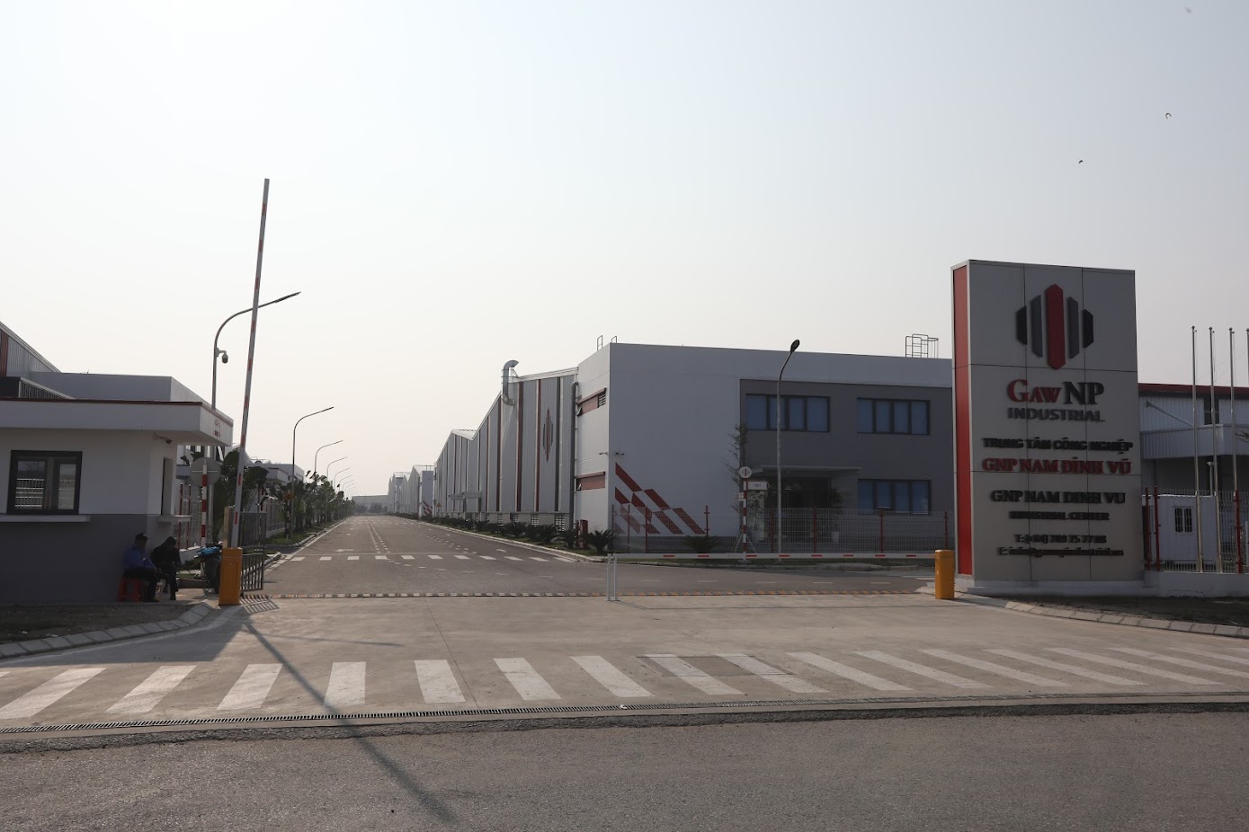 Một góc khu công nghiệp Nam Đình Vũ