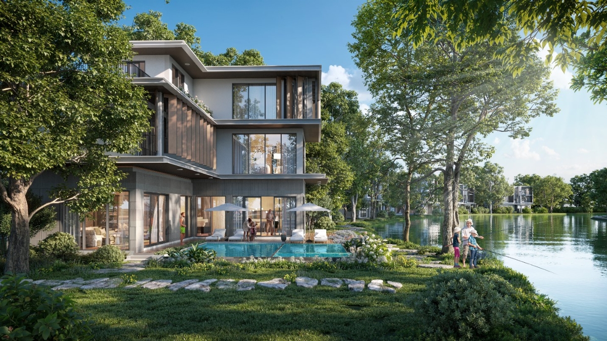 Mỗi căn nh&agrave; tại quảng trường All Blue l&agrave; một t&aacute;c phẩm nghệ thuật.