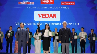 Vedan Vietnam honored for third time at Golden Dragon Awards