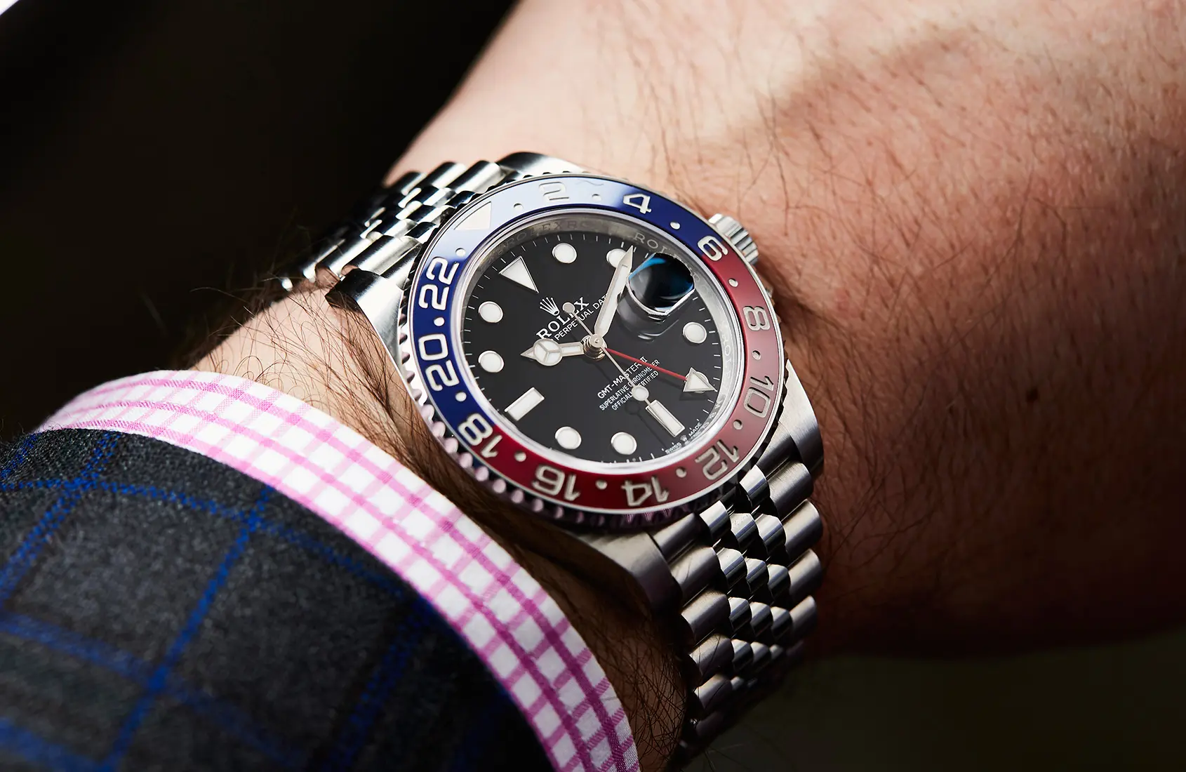 Mẫu đồng hồ Rolex “Pepsi” GMT-Master II.