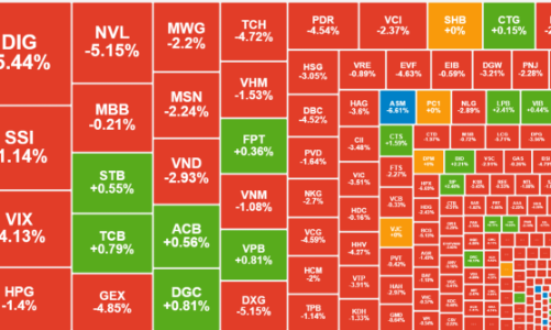 Cổ phiếu ngân hàng gắng sức đỡ, cầu bắt đáy quá thận trọng, VN-Index rơi tiếp gần 10 điểm