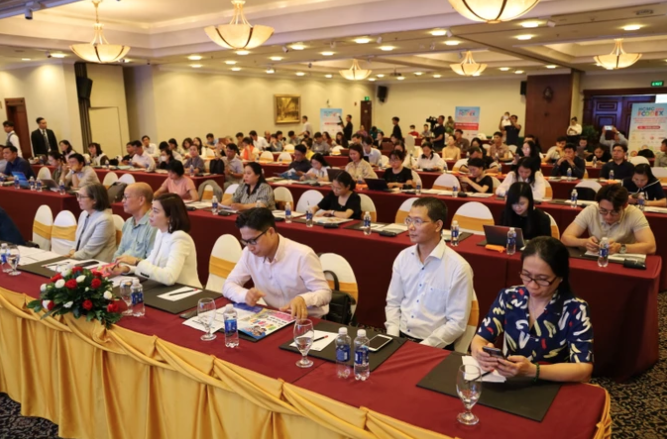 HCMC FOODEX 2024 được kỳ vọng sẽ mang đến cơ hội lớn trong giao thương v&agrave; chia sẻ kinh nghiệm của c&aacute;c doanh nghiệp. Ảnh: PA.