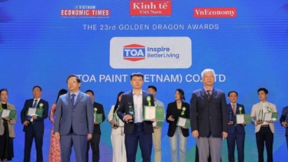 TOA Paint wins Golden Dragon Award for second year in succession