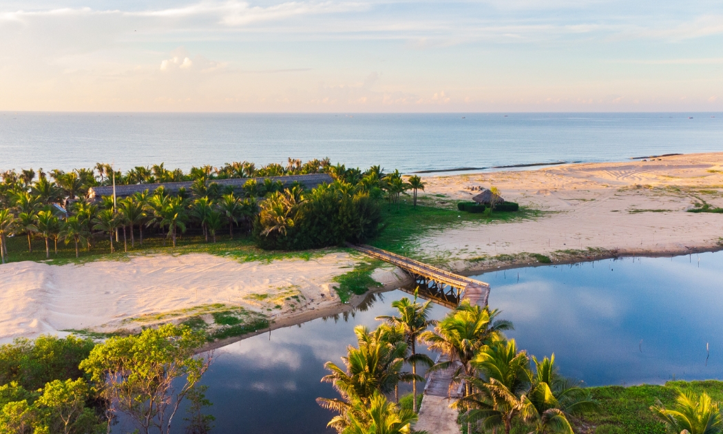 Bức tranh thiên nhiên nguyên sơ hoàn mỹ tại Wyndham Grand Lagoona Bình Châu.