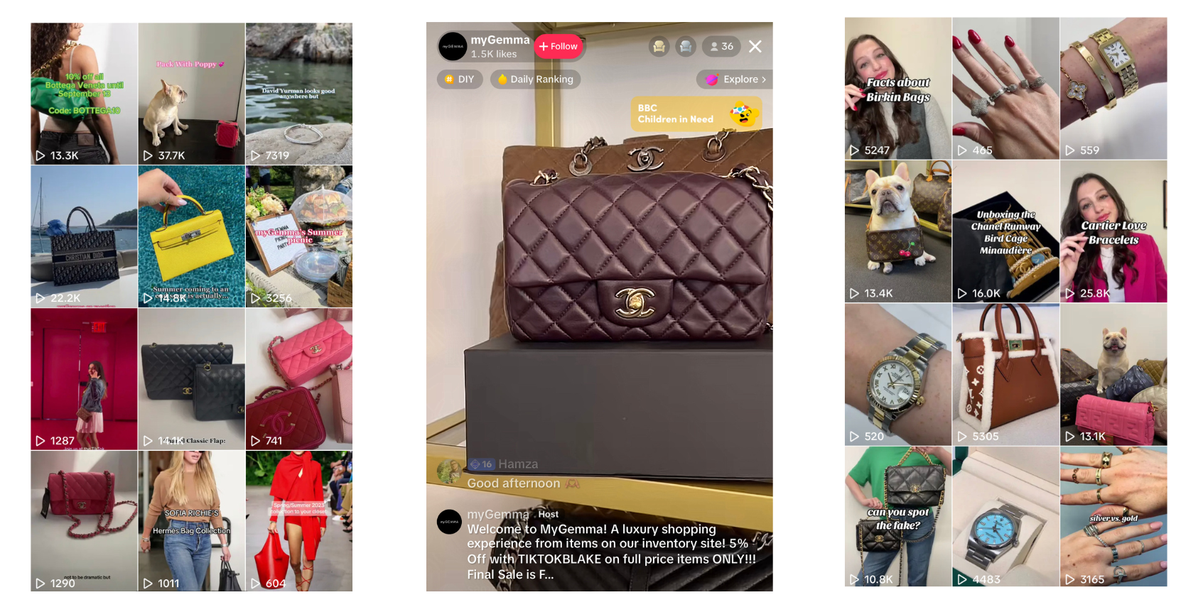 Người dùng giờ đây có thể mua túi xách xa xỉ đã qua sử dụng trên TikTok Shop.