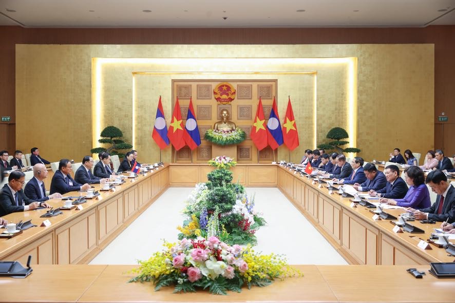 Toàn cảnh cuộc làm việc. Ảnh: VGP.
