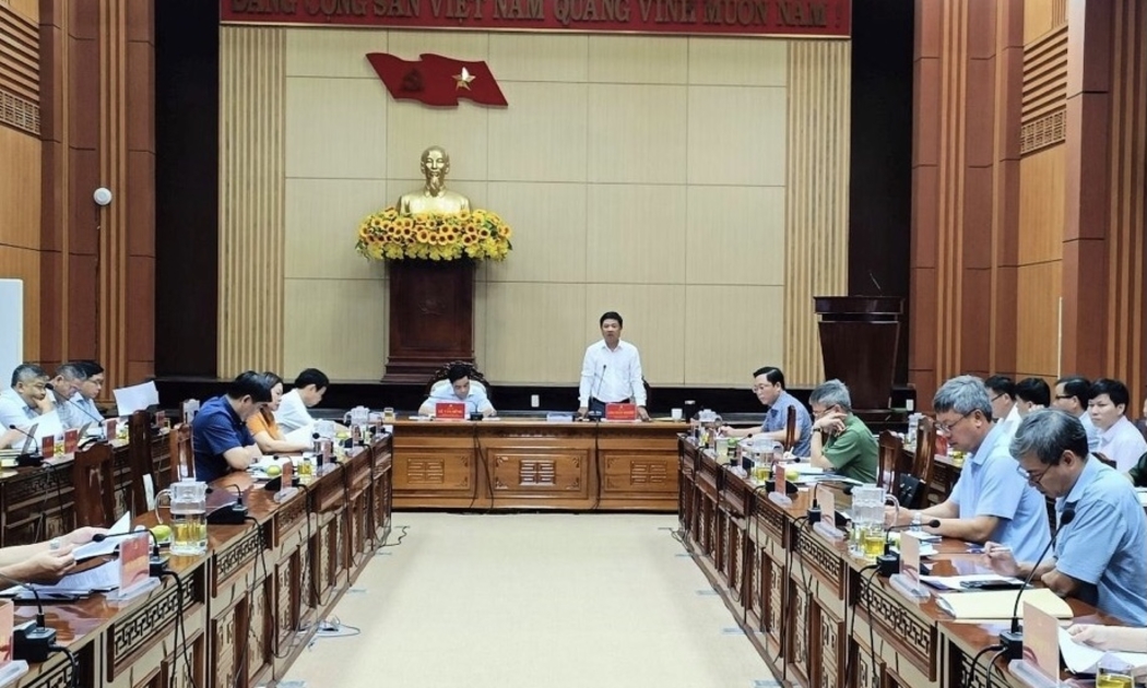 Bí thư Tỉnh ủy Quảng Nam Lương Nguyễn Minh Triết phát biểu tại Hội nghị.