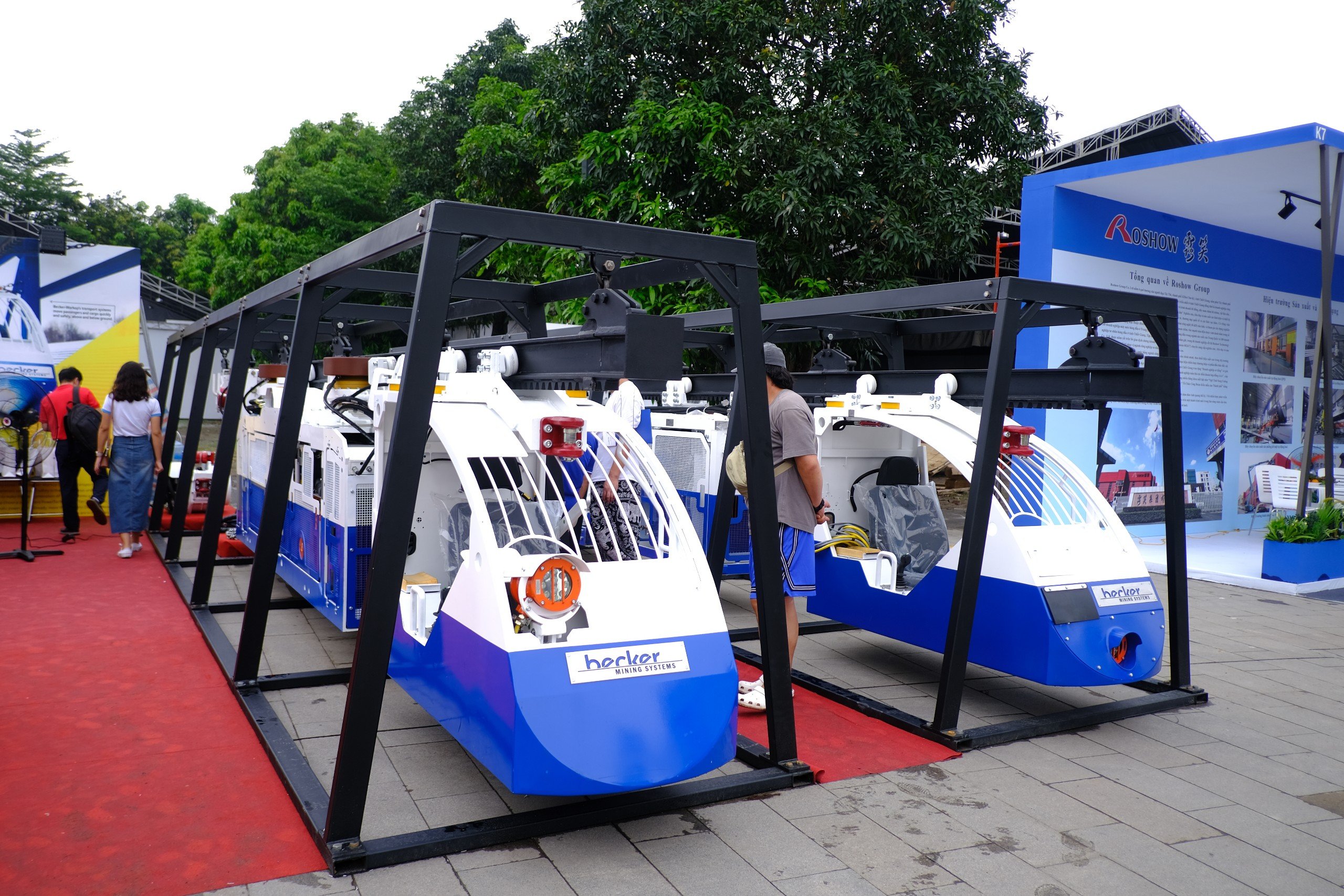 Công nghệ mới trong ngành khai khoáng được trưng bày tại Mining Vietnam 2024.