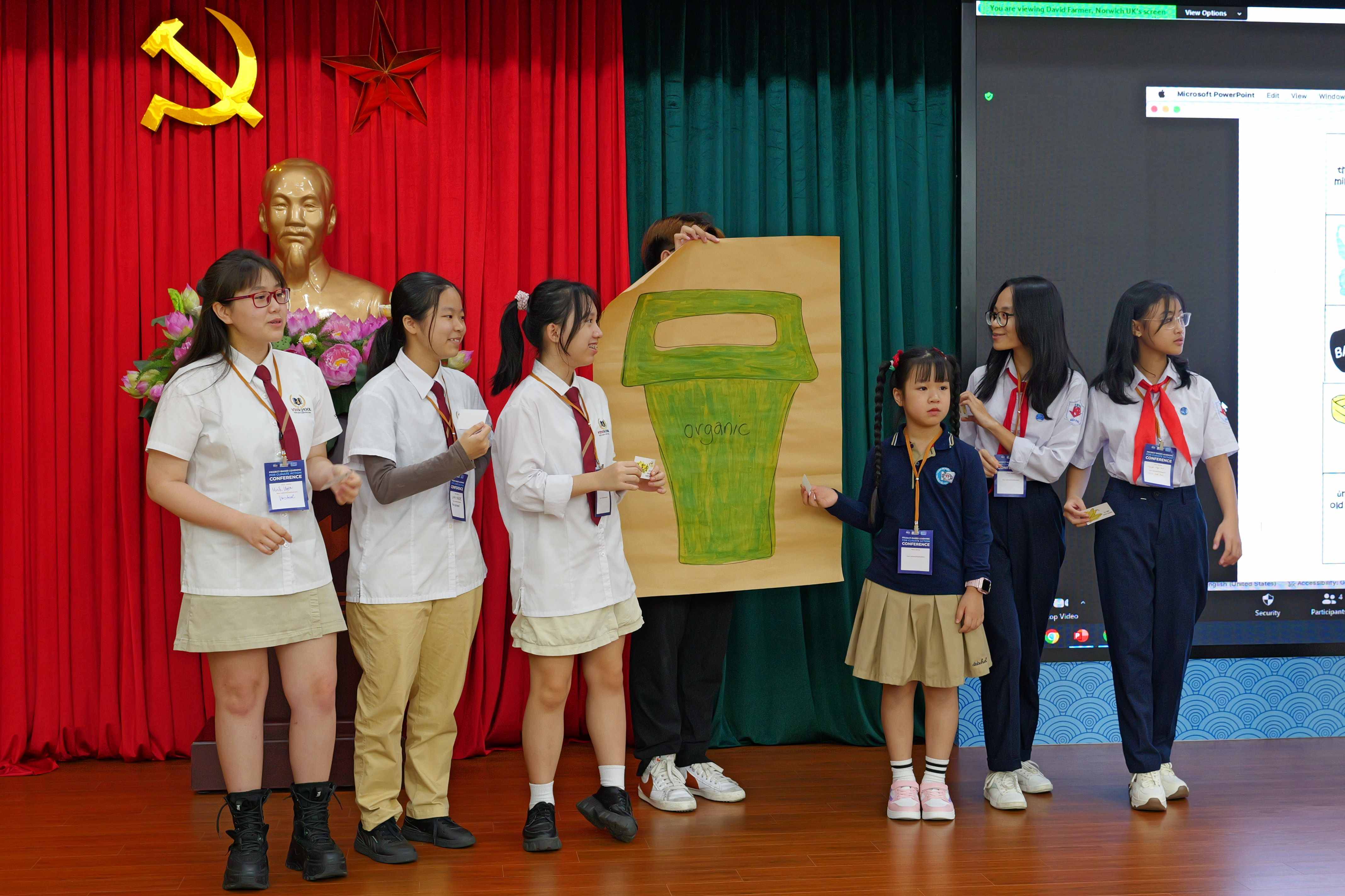 Một trong những dự án của Chương trình về Học tập qua dự án về hành động khí hậu. Ảnh: Hội đồng Anh.