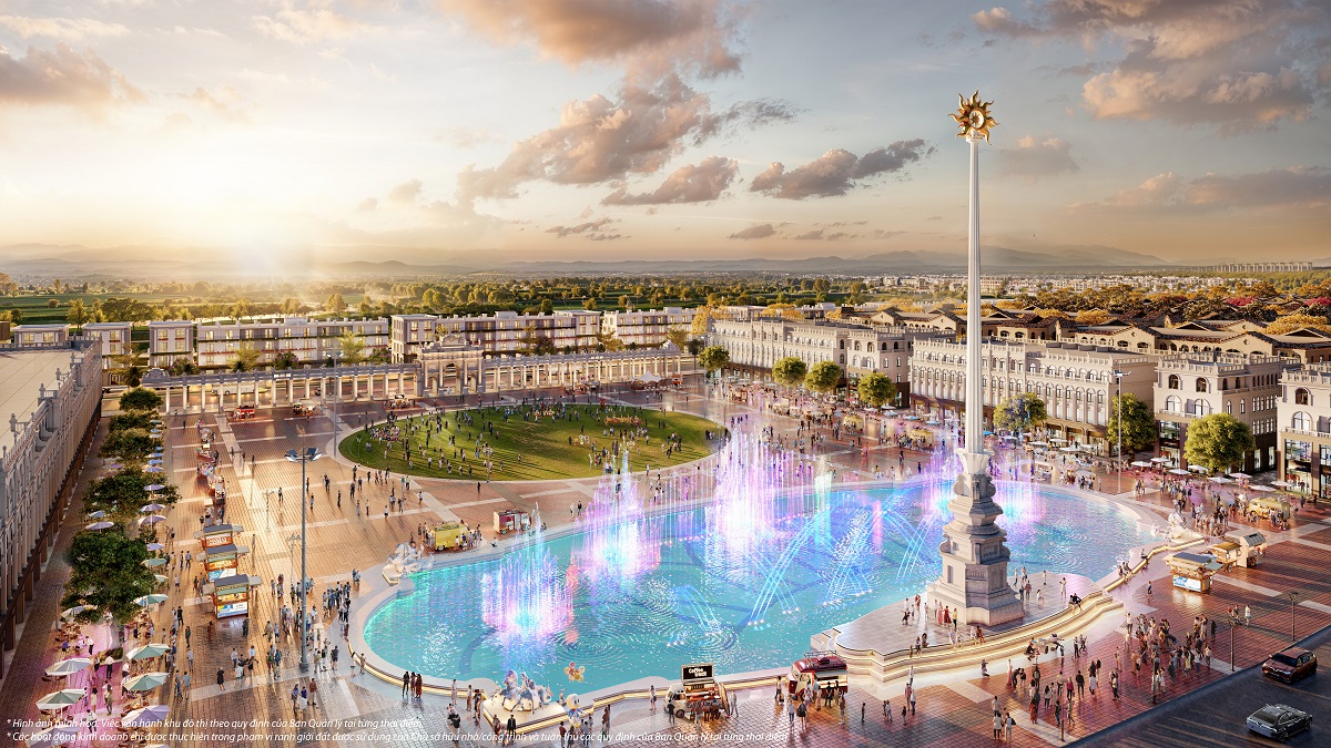 Quảng trường ch&acirc;u &Acirc;u sẽ l&agrave; &ldquo;s&acirc;n khấu&rdquo; diễn ra những chương tr&igrave;nh biểu diễn nghệ thuật, hoạt động giải tr&iacute; mới lạ chưa từng c&oacute;, mang sắc m&agrave;u v&agrave; &acirc;m hưởng phương t&acirc;y.