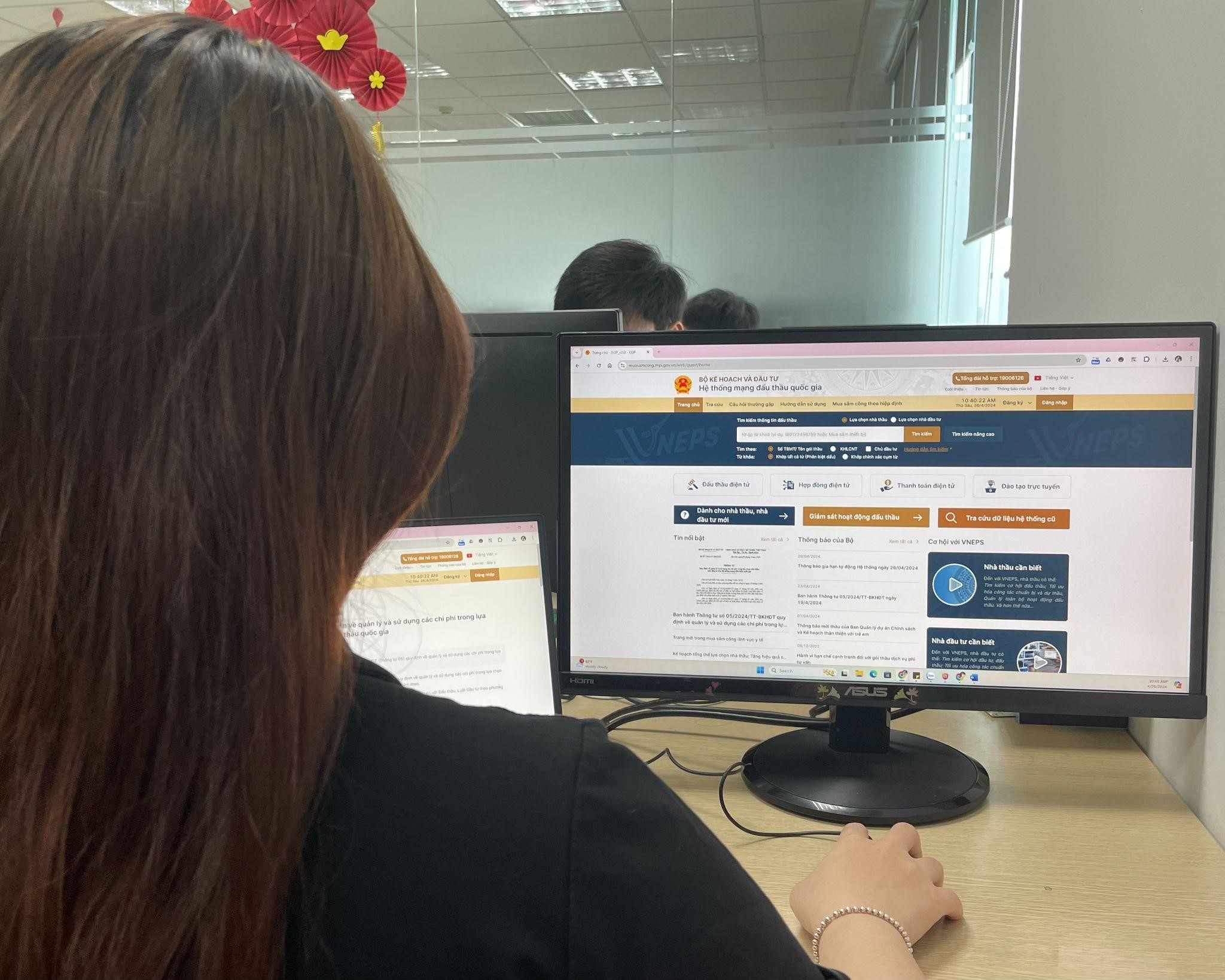 Hệ thống mạng đấu thầu quốc gia nâng cấp chức năng, kịp thời đáp ứng Thông tư mới từ ngày 26/4/2024.