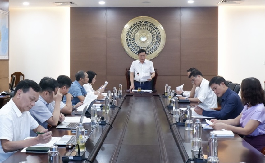 Phó Chủ tịch HĐND TP. Đà Nẵng Trần Phước Sơn tại buổi làm việc với VCCI. Ảnh VP UB TP. Đà Nẵng.